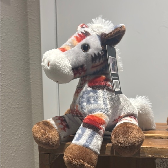 Plush Stuffed Animal Toy - White and Brown - Picture 11 of 15